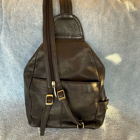 Women’s leather backpack purse - Picture 2 of 13